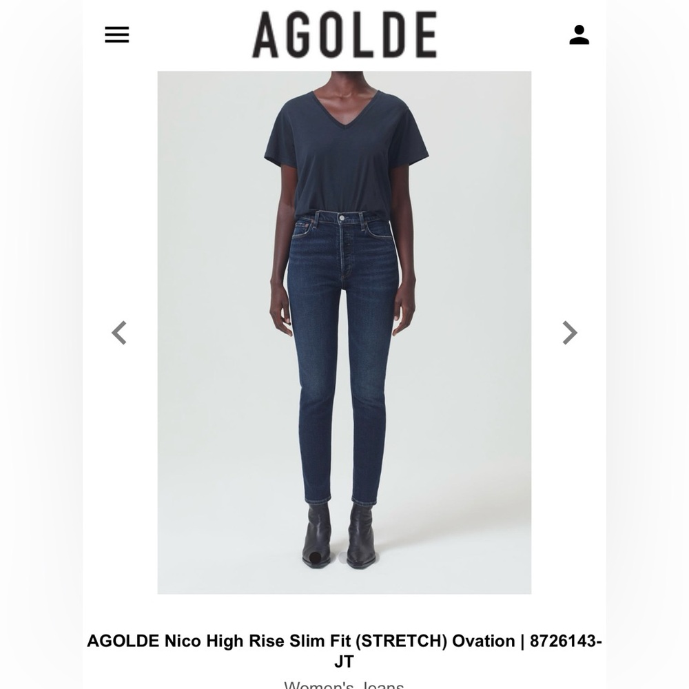 Agolde Nico jeans 26